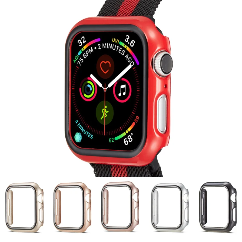 Бампер для apple watch версии 3 4 5 шт./набор чехол стройная фигура наручных часов iWatch