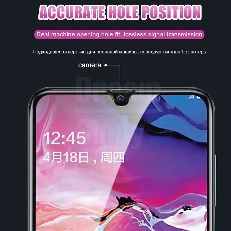 20D полное покрытие из закаленного стекла для samsung Galaxy A50 A30 A10 M10 M20 M30 A8 A7 Защитная пленка для экрана
