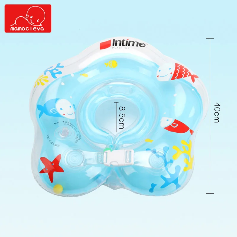 blue Swimming ring MAMACLEVA детская надувная Ванна портативное средство безопасности для бассейна утолщаются складные для новорожденных бассейна для младенцев игрушки для помещений - Цвет: blue Swimming ring
