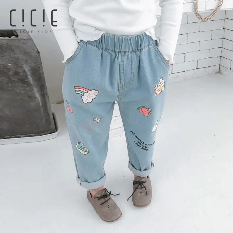 2019 Весенняя Новинка для мальчиков с надписями и героями мультфильмов джинсы