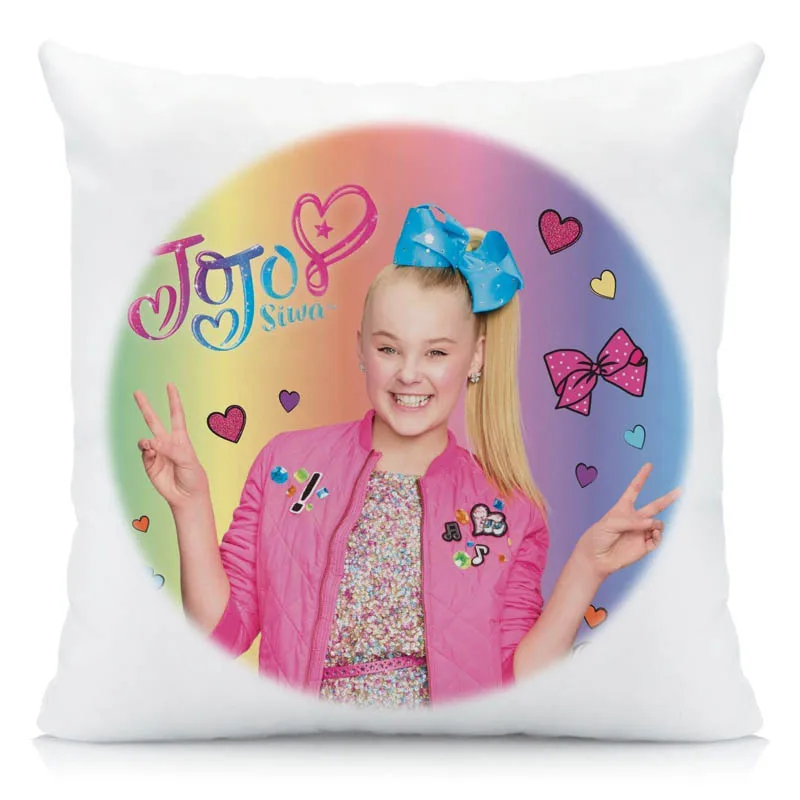 5 Xunyu JoJo Siwa Наволочка на подушку размером 45*45 см милая девушка Подушка Чехол Наволочка из полиэстера домашняя наволочка для декоративной диванной подушки для дивана - Цвет: 5