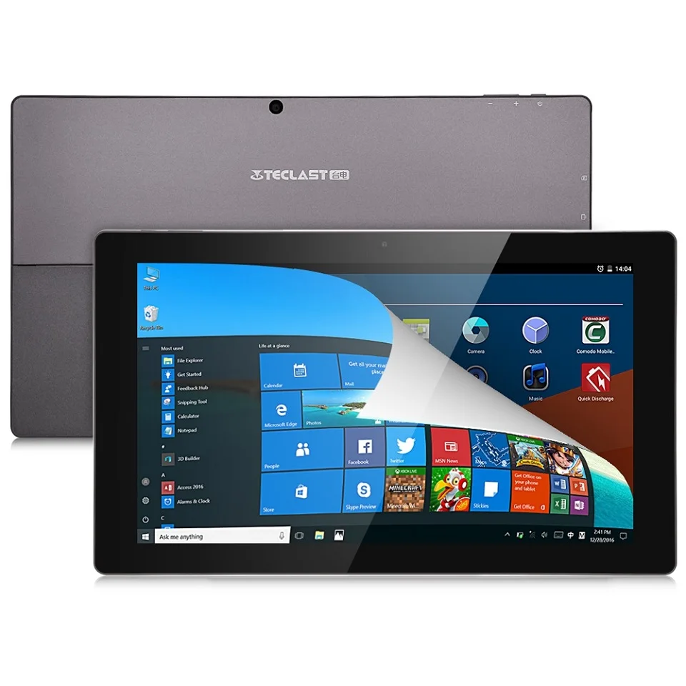 Teclast tbook 16 Power 8G RAM + 64G ROM Windows 10 Android 6 0 Intel X7-Z8750 4 ядра 11 &quot1920*1080 2 в 1 ultrabook tablet pc |