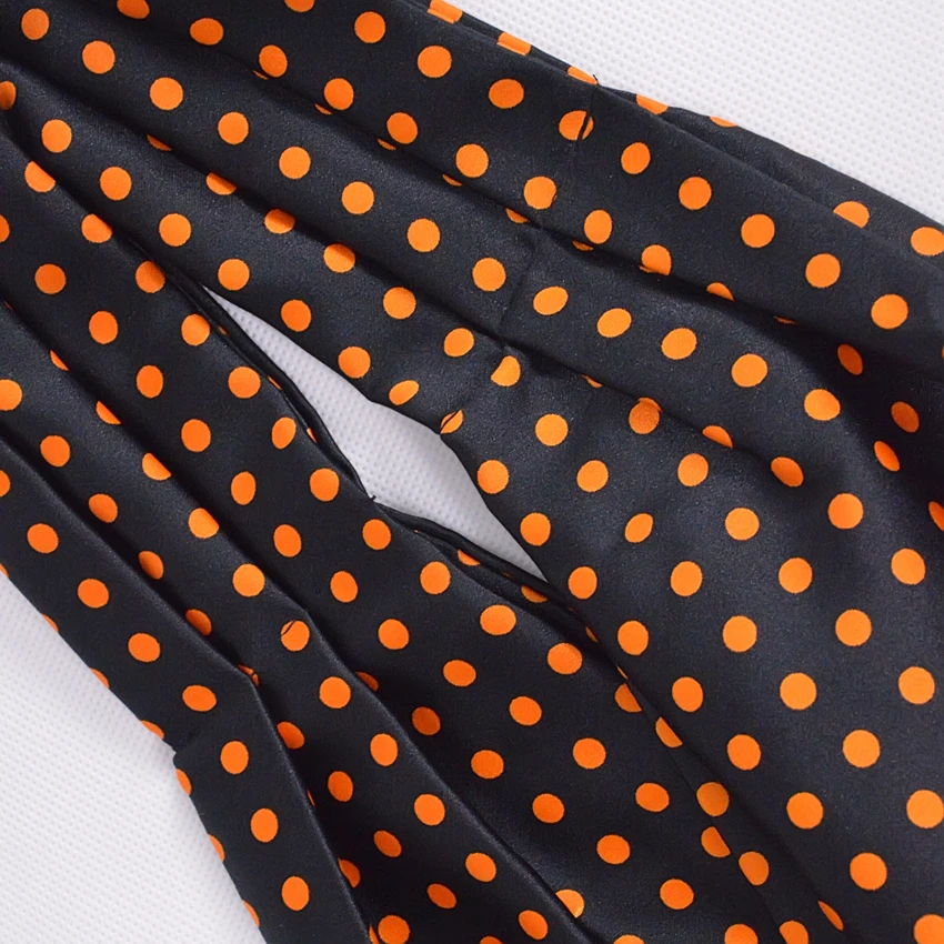 Brand Gold Dot Men Silk Cravat Fashion Apparel Accessories Male Tie All Match CasualSatin Neckwear For Spring Autumn | Аксессуары для