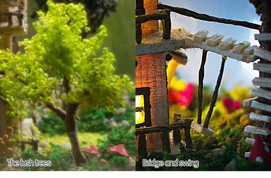 DIY деревянный кукольный дом Miniaturas с мебелью DIY миниатюрная норвежский дерево дом кукольная Стекло мяч надувные игрушки для детей Рождество Gitfs