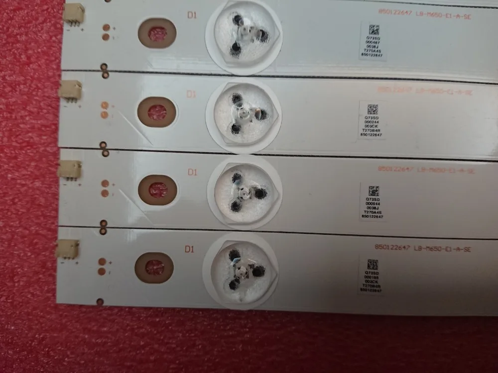Новый комплект 16 шт. 8LED 700 мм Светодиодная лента для 65D2000i 65D2060G SVJ650A21 LB M650 E1 A
