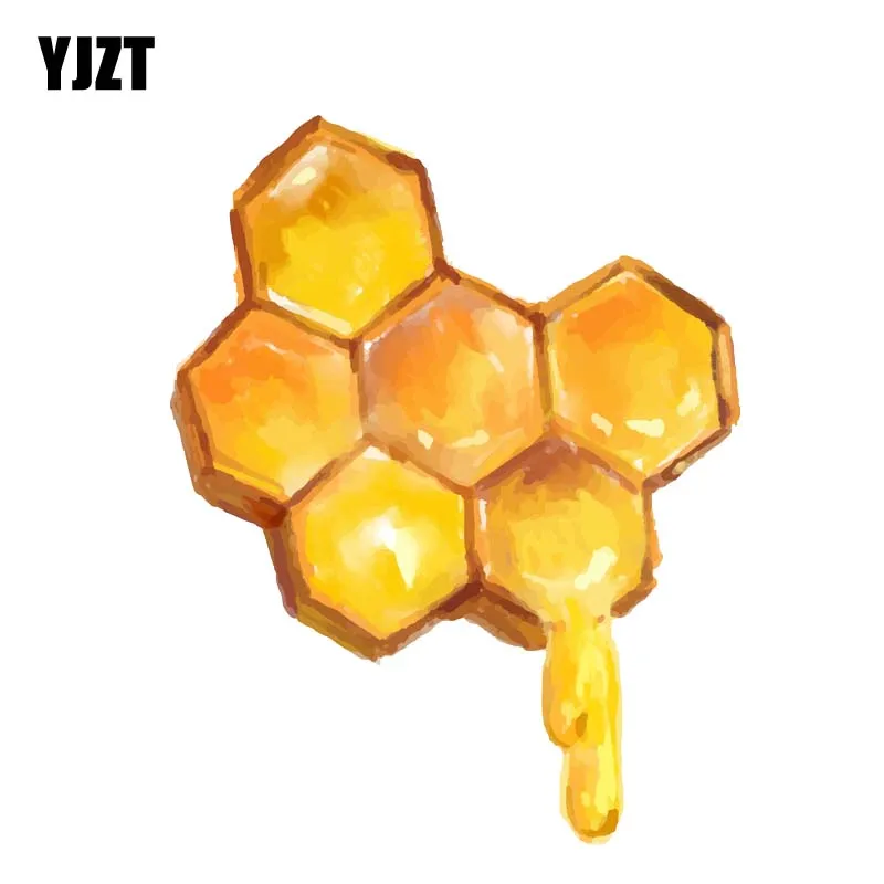 Наклейка YJZT из ПВХ с изображением вкусного меда, 14 см * 18 см, автомобильная наклейка 12-300590