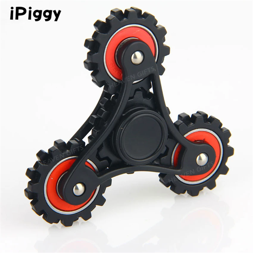 2017 ABS High Quality EDC Spinner Fidgets Gear Hand For Autism And ADHD Rotation Time Long Anti Stress Toys | Игрушки и хобби