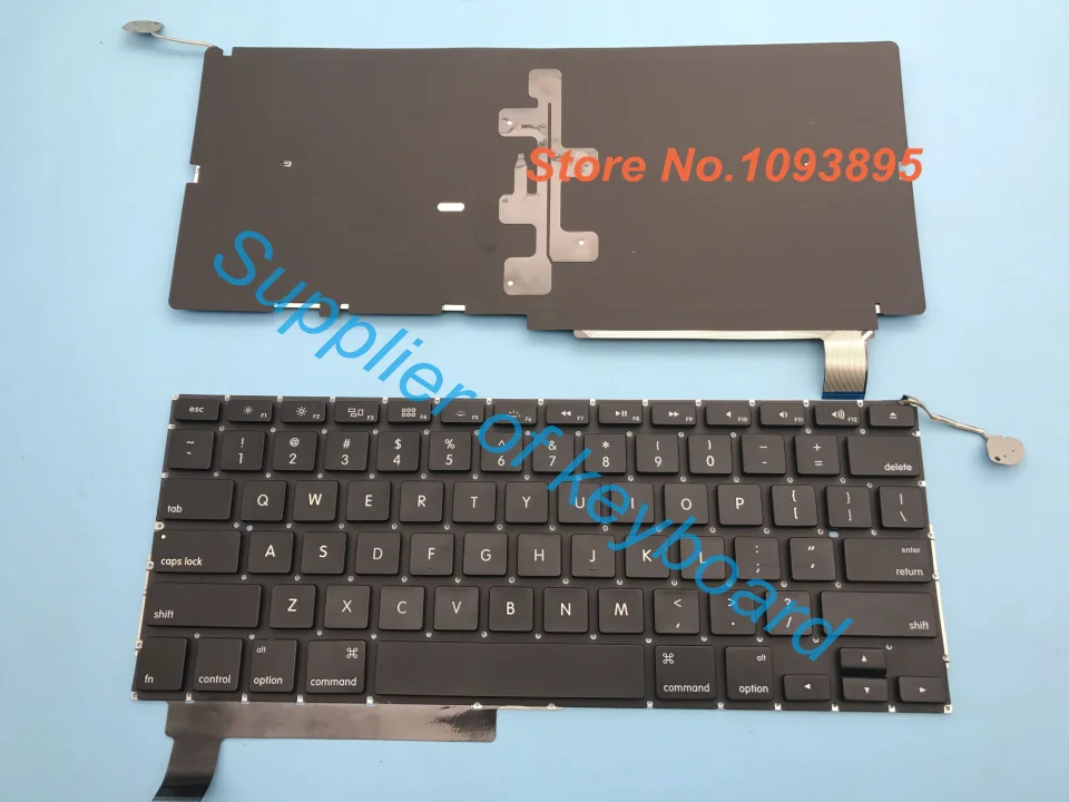 Новая английская клавиатура для Apple Macbook Pro 15 "A1286 MC026 MC371 2009-2012 год с подсветкой |