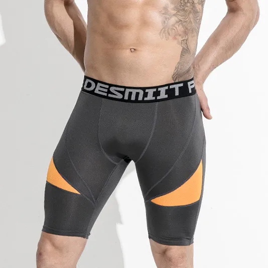 

DESMIIT PRO Compression Running Tights Men Athletic Fitness GYM Sport Shorts Mens Workout Short Yoga Biker Shorts Man Sportswear