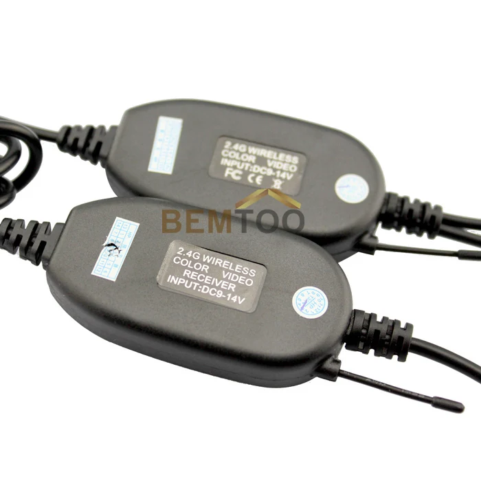 7&quot TFT LCD 2 Video Input Car Rear View Monitor With 2.4G Wireless transmitter and receiver Module adapter with trigger wire |