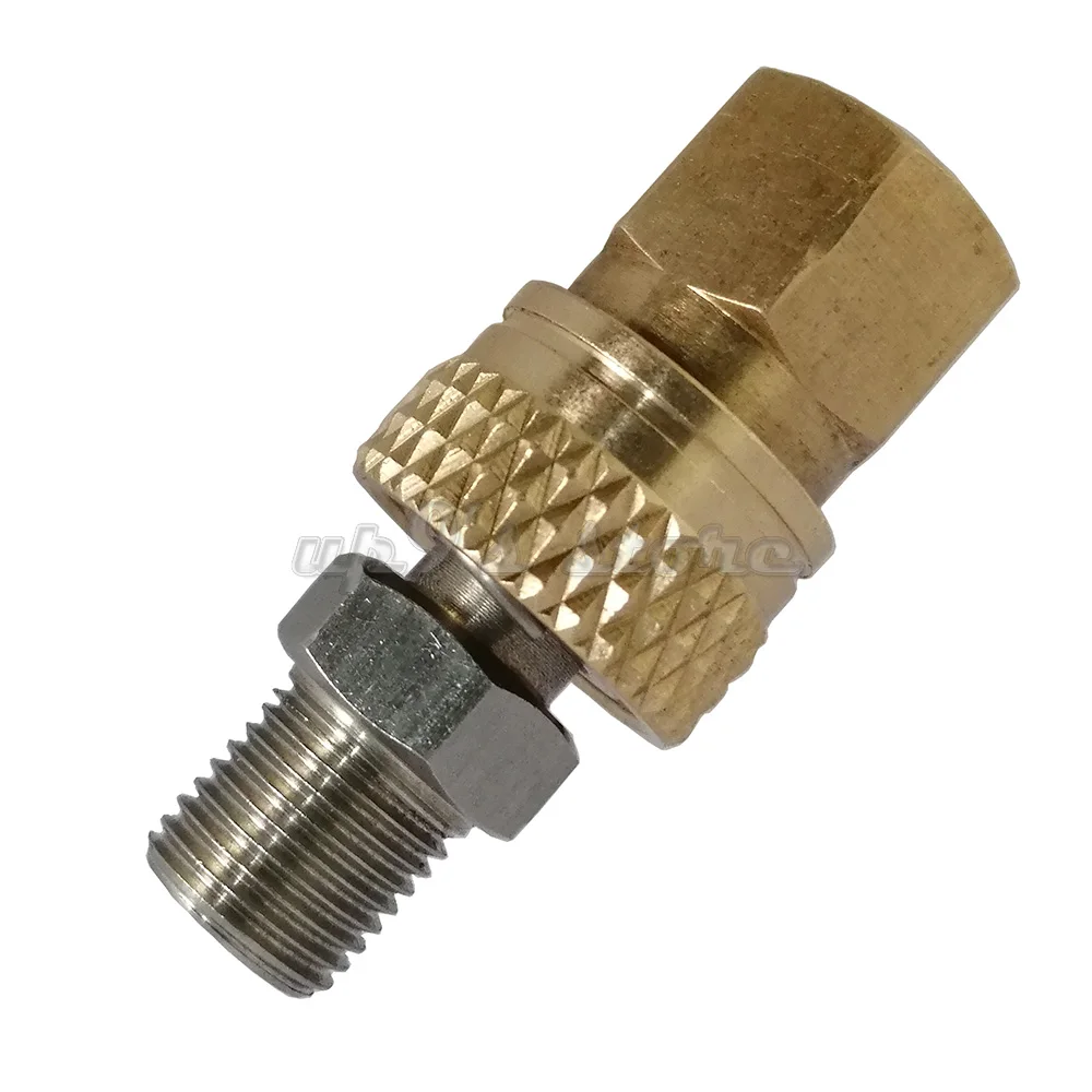 Фитинг для пейнтбола PCP гнездовой разъединитель 8 мм быстросъемный M10 x 1 1/8 BSPP NPT