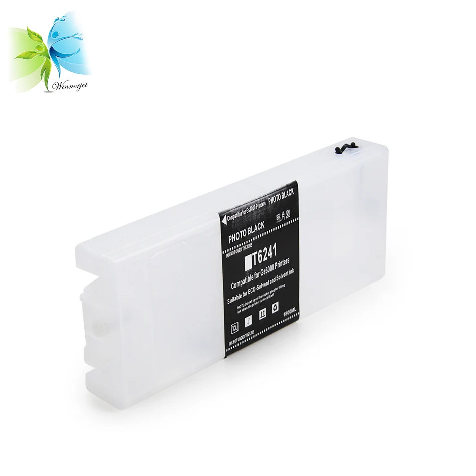 1800 ml многоразового картридж для Epson GS6000 принтер T6241 T6242 T6243 T6244 T6245 T6246 T6247 T6248 |