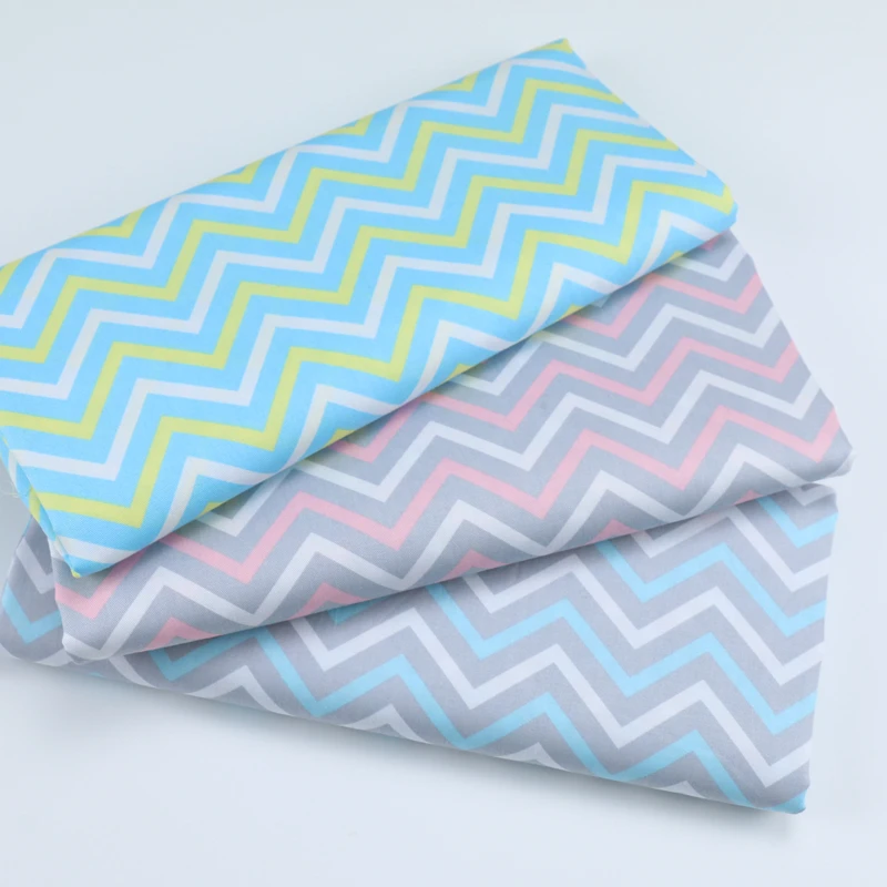 Хлопковая саржевая ткань серии Meter waves Лоскутная Ткань шитье сделай сам стеганый