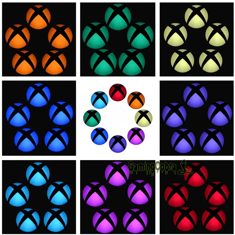Светодиодный чехол для Xbox One с логотипом и кнопкой включения|cover sticker|cover forcover covers |