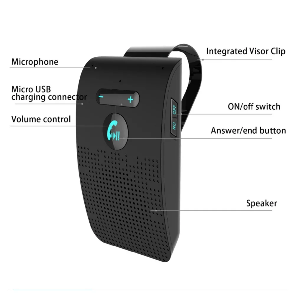 Автомобильный Bluetooth приемник динамик для телефона беспроводной комплект