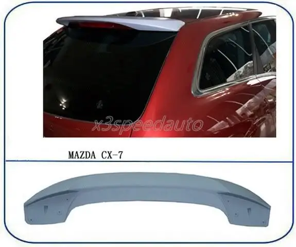 Высокое качество Неокрашенный заводской стиль ABS спойлер для Mazda CX 7 2007 2014|abs
