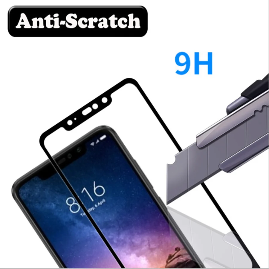 5D 6D 9D 9H полное клеевое закаленное стекло с полным покрытием для Xiaomi Mi Mix 3 2S Redmi Note 6