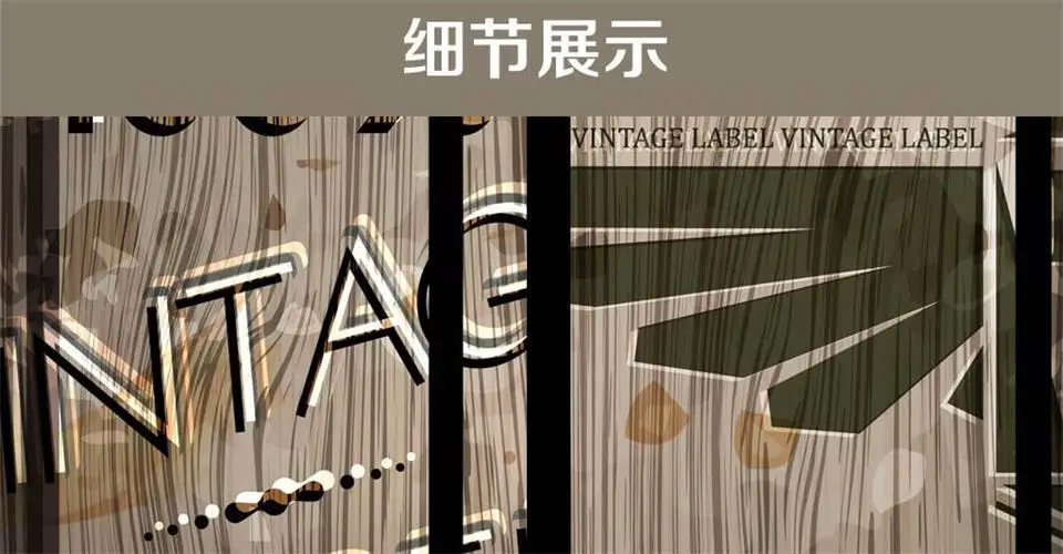 3d обои на заказ фото Нетканая роспись картина ретро деревянный знак с граффити