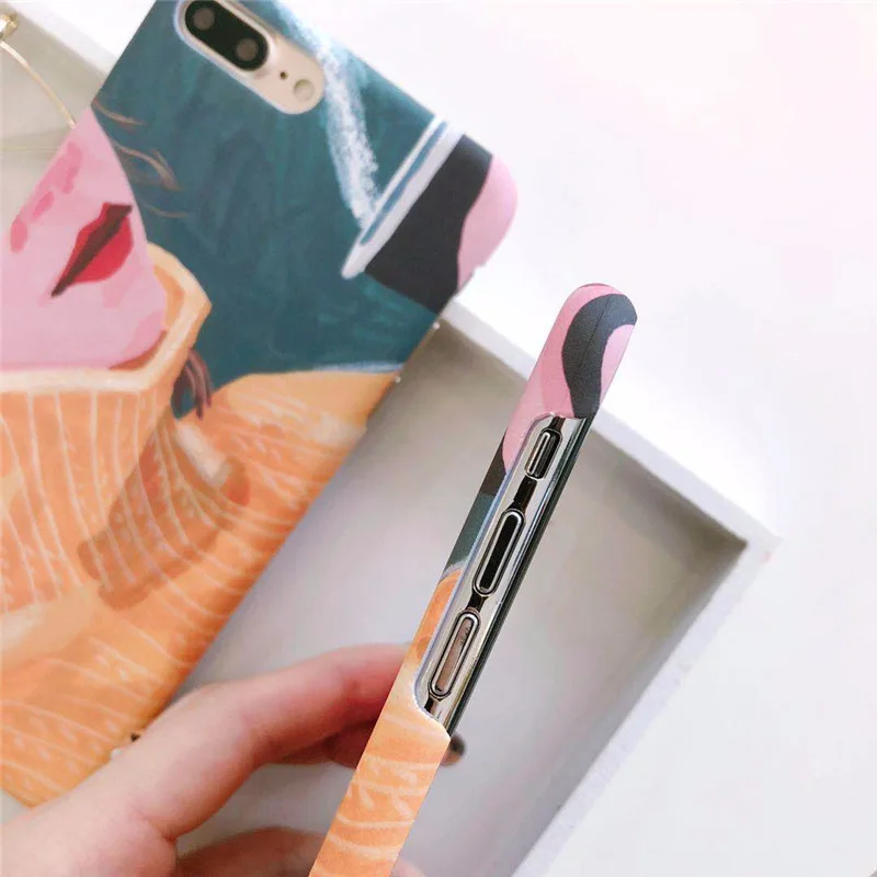 CHAOLIDA оптовая продажа PC Scrub Handphone Accesorios Para Celular для Iphone 6 6s 6splus 7 7plus 8 plus жесткие