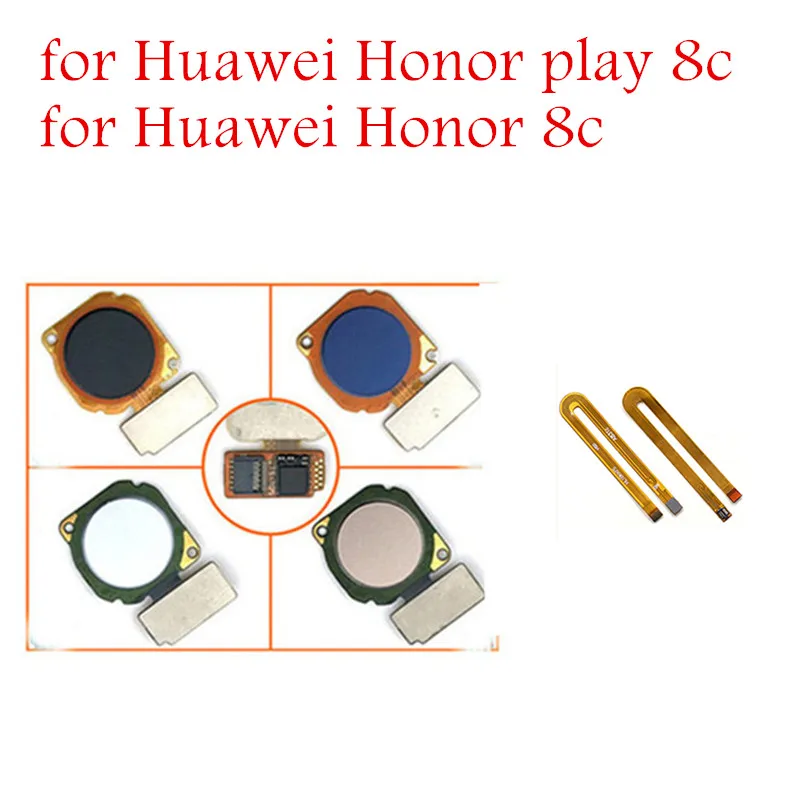 Для Huawei Honor Play 8c/Honor 8c сканер отпечатков пальцев кнопка домой гибкий кабель датчик