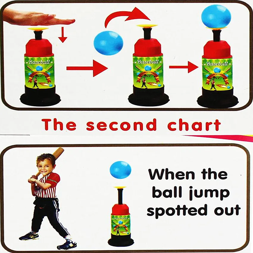 Детская бейсбольная тренировка Auto Bounce игрушечный Бейсбол Веселые Семейные