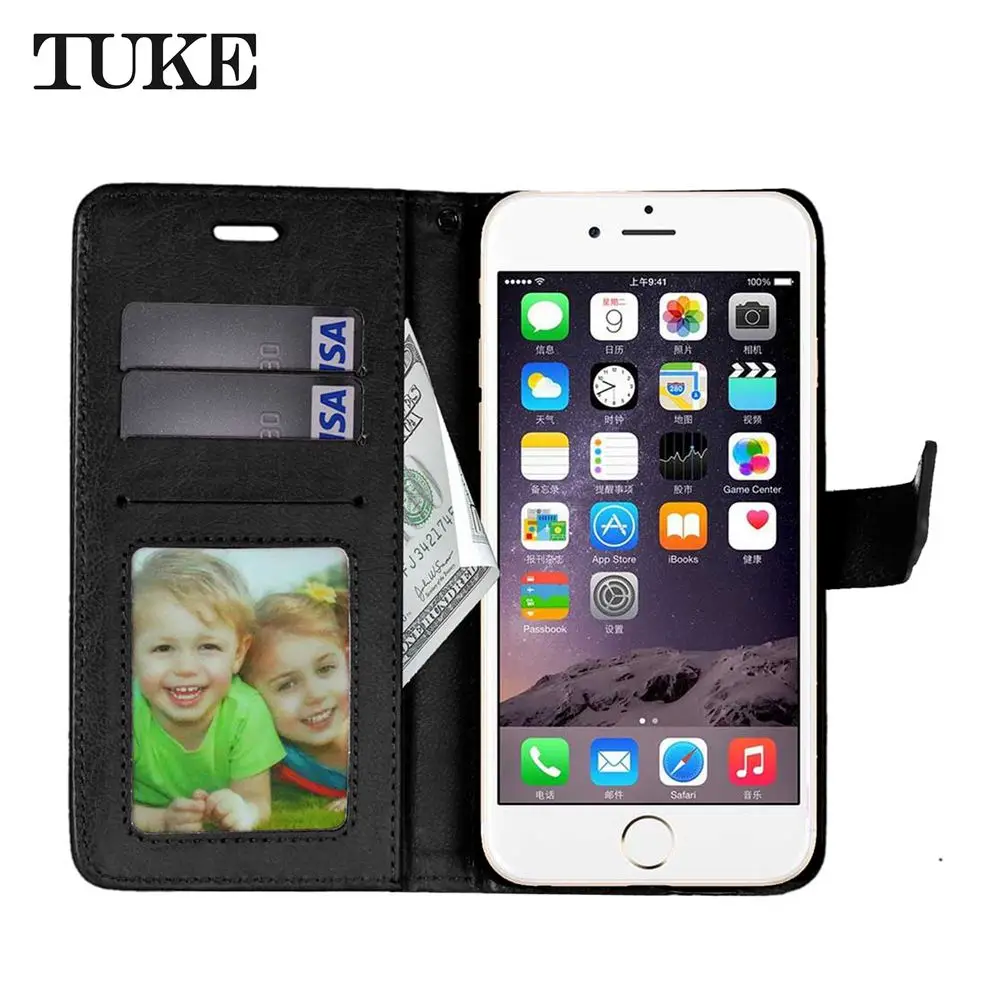 Брендовые роскошные чехлы TUKE для iPhone 7 Plus кожаный чехол из ТПУ Fundas мобильного