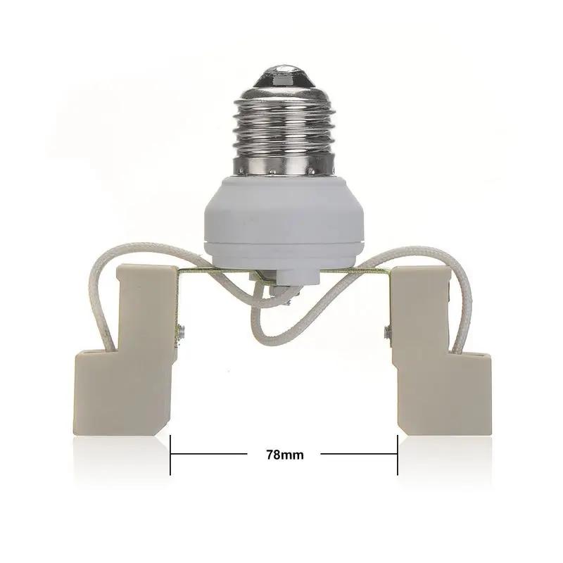 E27 к R7S 78 мм адаптер держатель лампы питания основание конвертера Разъем