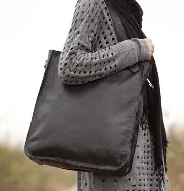 Fashion genuine Leather Handbag Women Shoulder Bag Ladies Simple Luxury Handbags Large Casual Messenger | Багаж и сумки