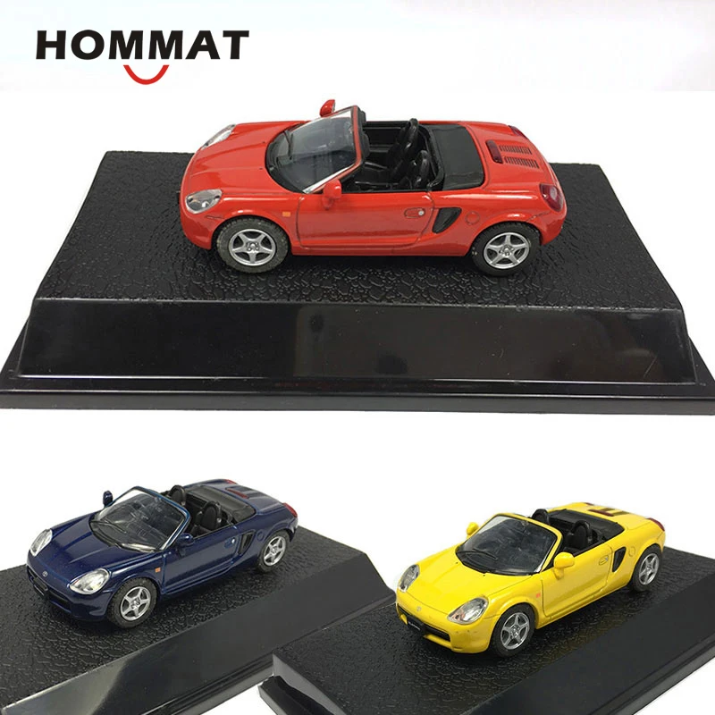 Модель HOMMAT 1/43 Toyota MR2 Спортивная модель автомобиля-трансформер литой игрушечный