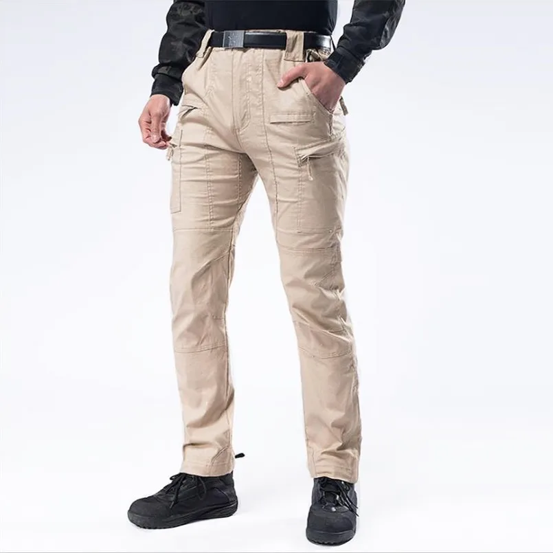 Мужские уличные спортивные военные тактические походные брюки эластичные