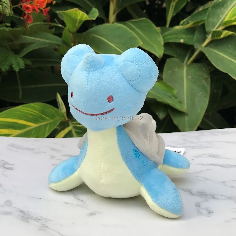 Милая трансформируемая плюшевая игрушка Ditto Lapras Dragonite Pikachu Omanyte мягкие игрушки в