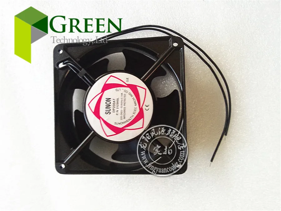 Оригинальный вентилятор sunon AC220V DP200A P/N2123HSL 12038 120 мм 120*120*38 12*12*3 8 см 0.14A охлаждающий с