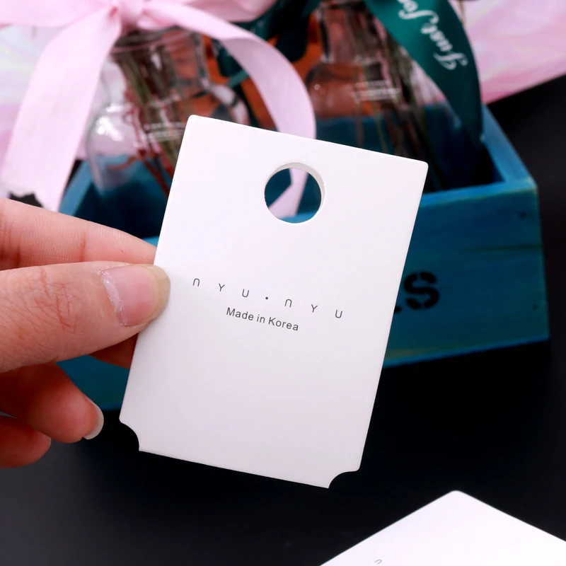 2019 new 5*14cm headwear hairpin card temperament simple jewelry packaging paper folding 100 pieces |
