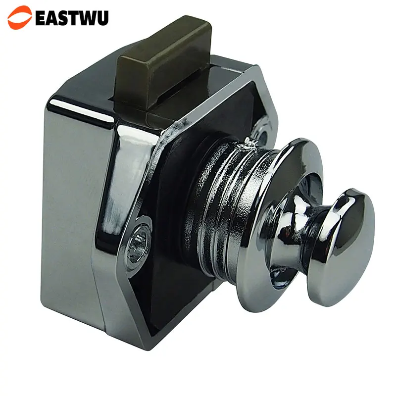 Eastwu мини Chrome push поймать защелкой и пуговицы ручки тянуть ручку для RV Караван