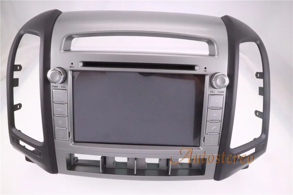 Android7.1 8 Автомобильный CD dvd-плеер автостерео блок gps навигация для hyundai Santa Fe 2006-2011 Автомобильный мультимедийный стерео Авто головное устройство
