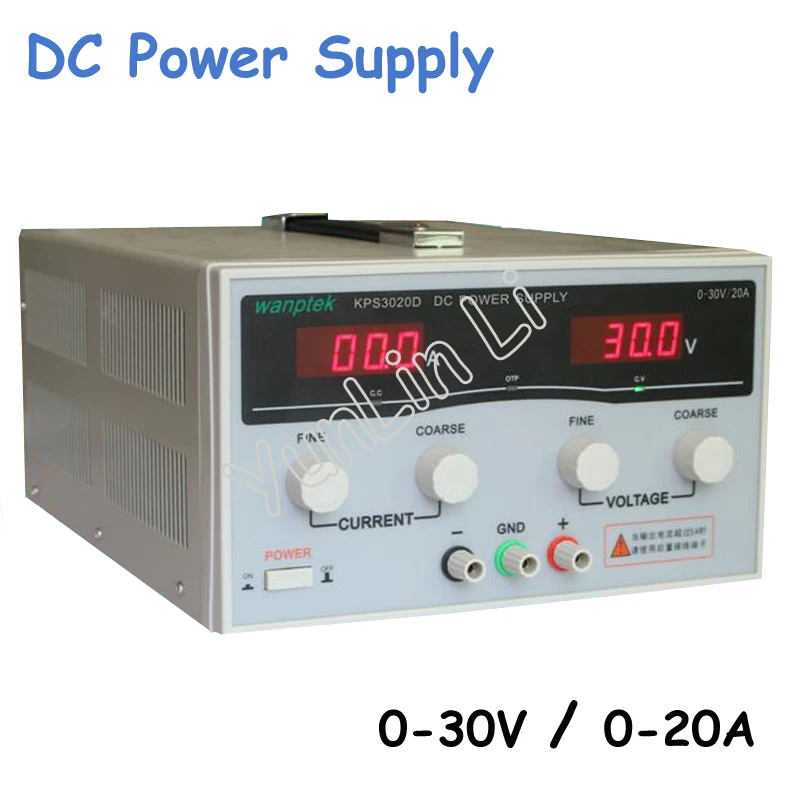 high precision Adjustable Digital DC Power Supply 30V/20A for scientific research Laboratory Switch | Обустройство дома