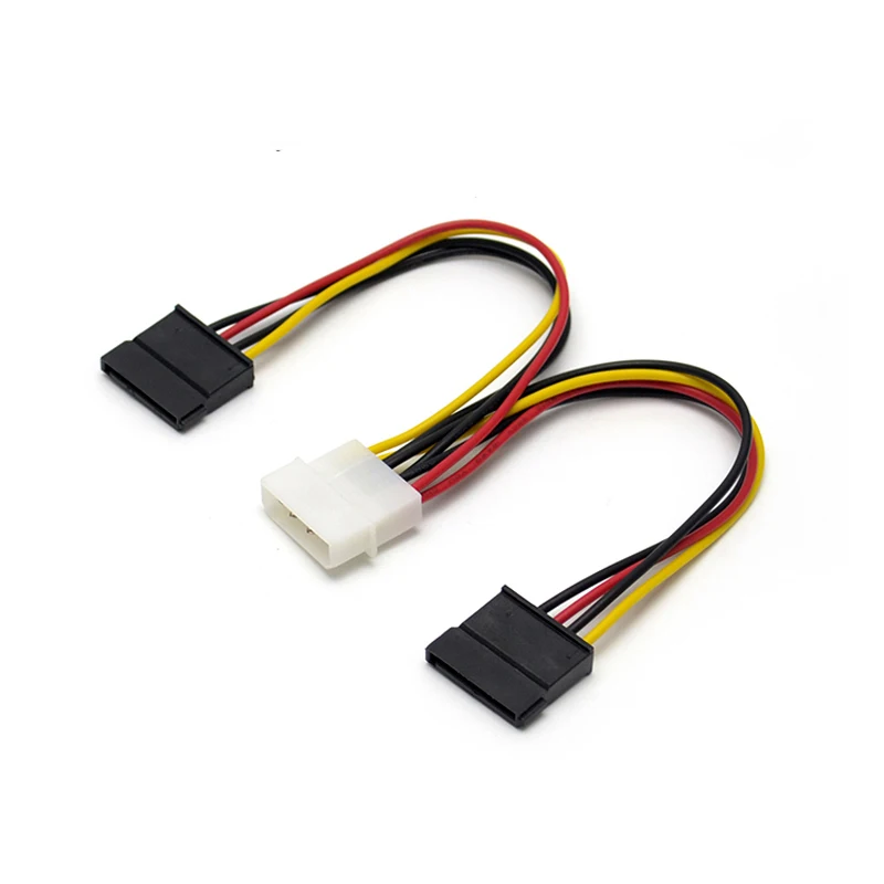 1 шт. все медно d порт большой 4Pin поворот SATA 15pin последовательный SSDs одна точка два