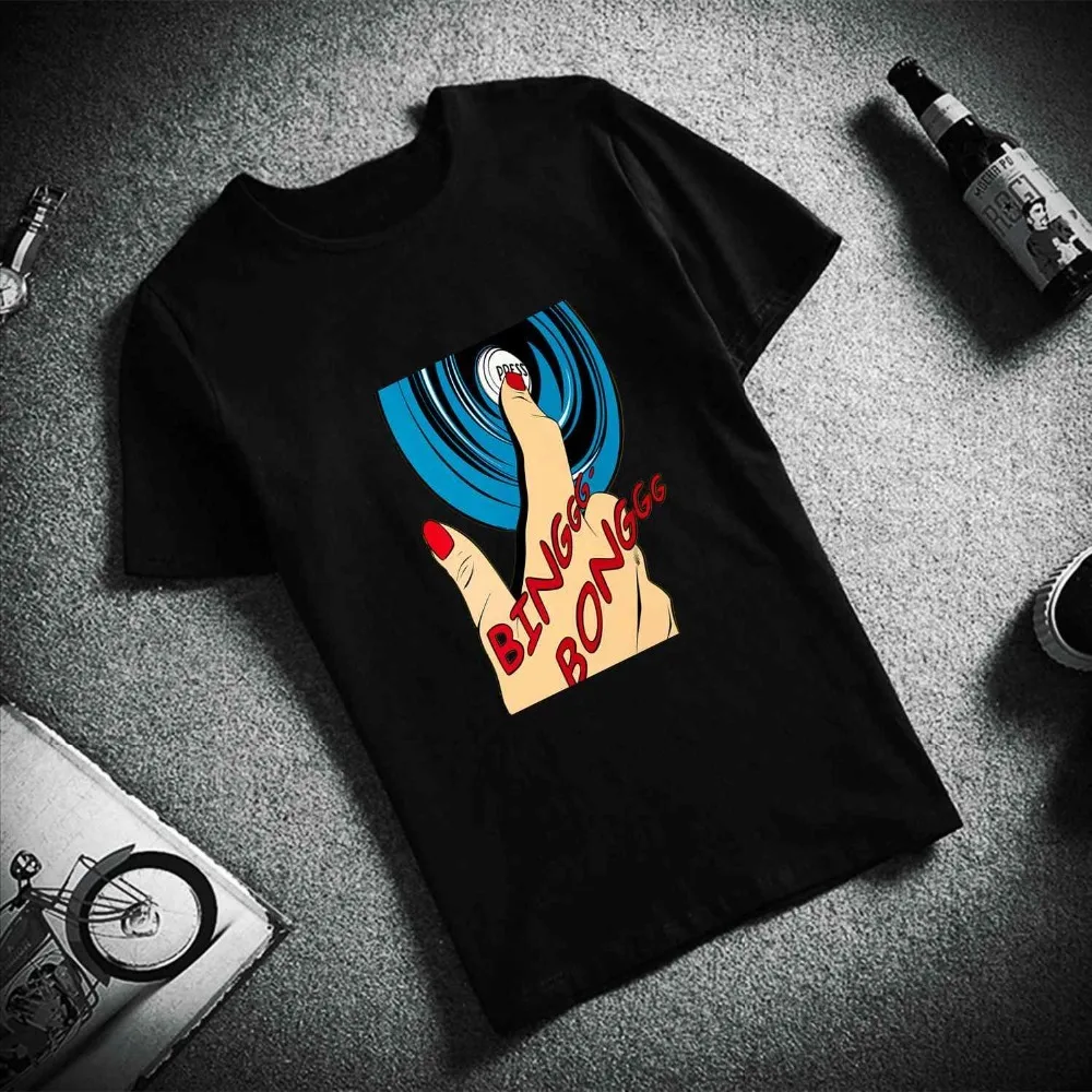 Skipoem забавная футболка поп-арт телефон и кольцо хлопок футболка с круглым вырезом размера плюс короткий рукав Брендовая женская футболка Femme