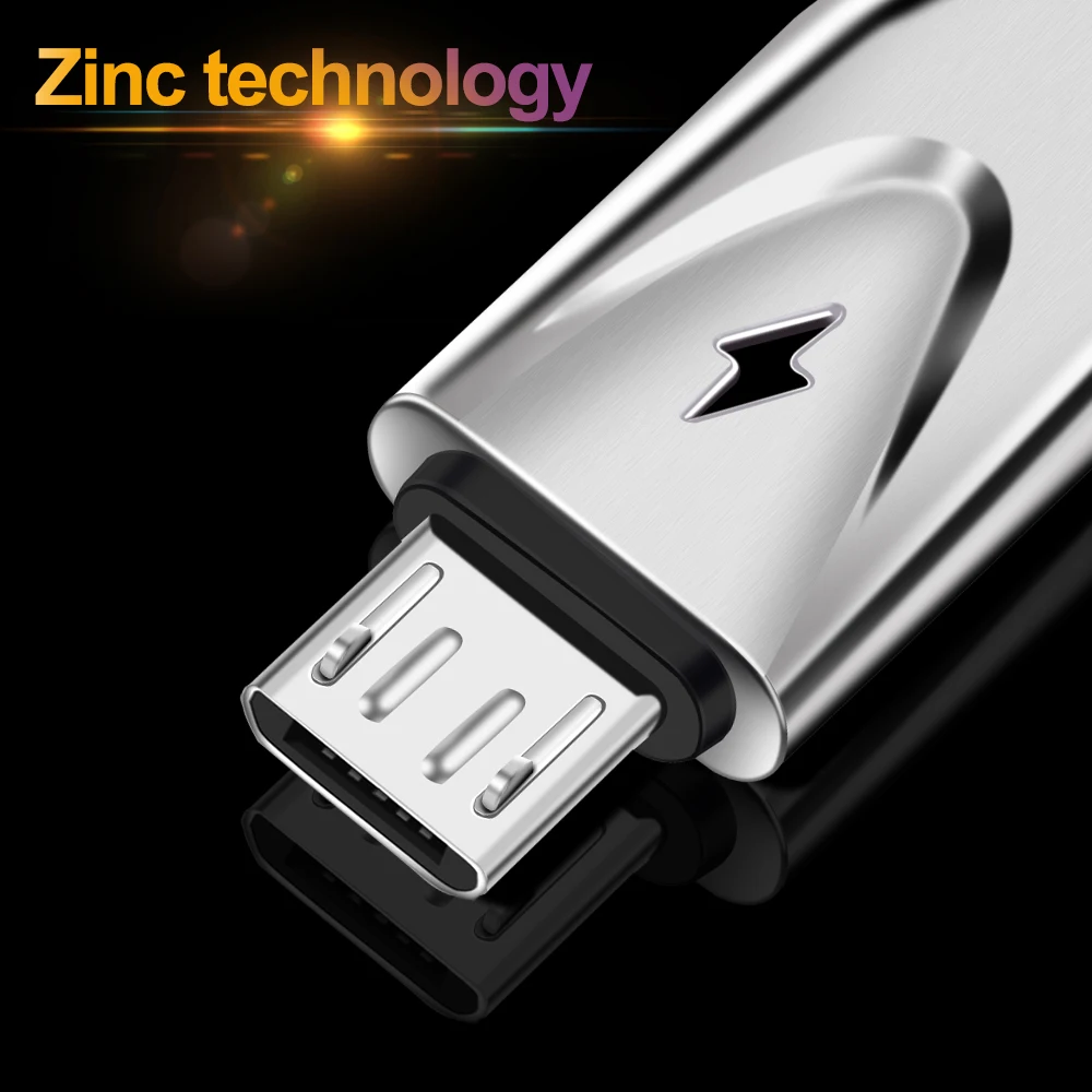 Олаф 3D цинк 2.3A микро USB кабель Быстрая зарядка USB кабель для передачи данных для samsung Xiaomi Tablet Android шнур Microusb кабель для зарядного устройства