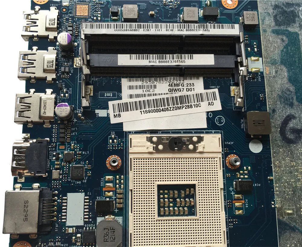 Reboto Высококачественная материнская плата для ноутбука lenovo G780 HM76 GT630M 90000406 QIWG7 LA-7983P DDR3 протестированная Быстрая
