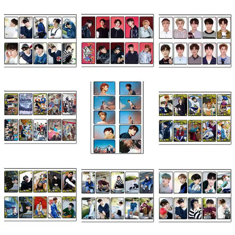 10 шт./компл. KPOP защищает Детские ломо карты фотокарточек липкий Фотокарта плакат подарок для концерта звезды веера для вечеринок, подарок