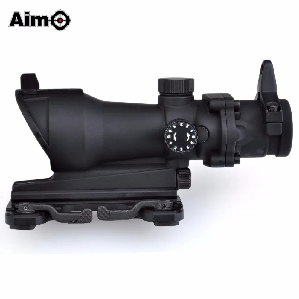 Aim O ACOG 4x32 красно Зеленая Сетка с креплением прицел охотничий аксессуар AO5319|acog