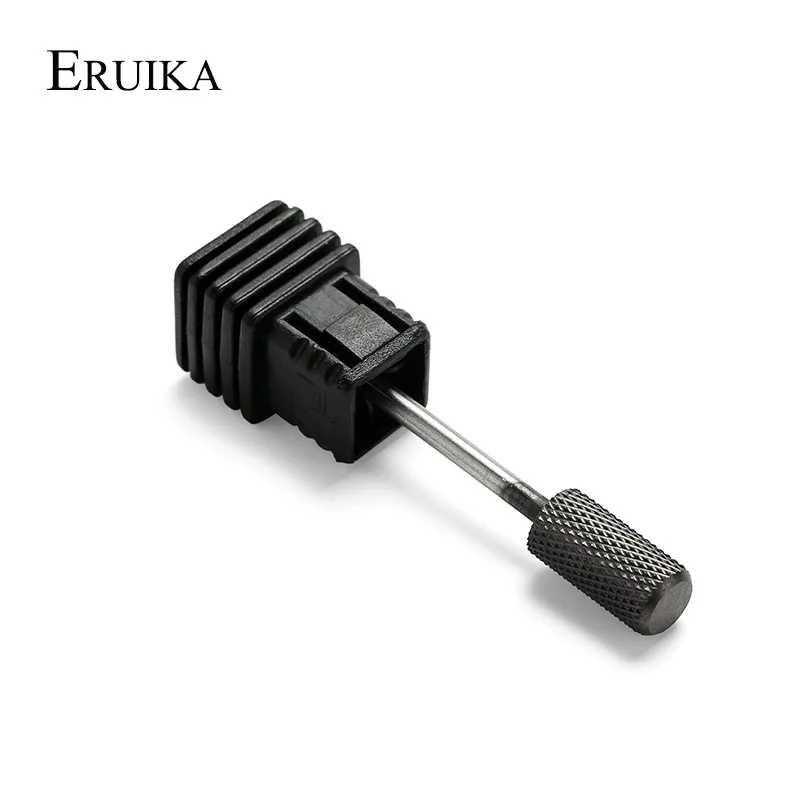 ERUIKA 9 тип твердосплавное сверло для ногтей черное титановое покрытие машина для маникюрного аппарата аксессуары фреза инструменты для ногтей