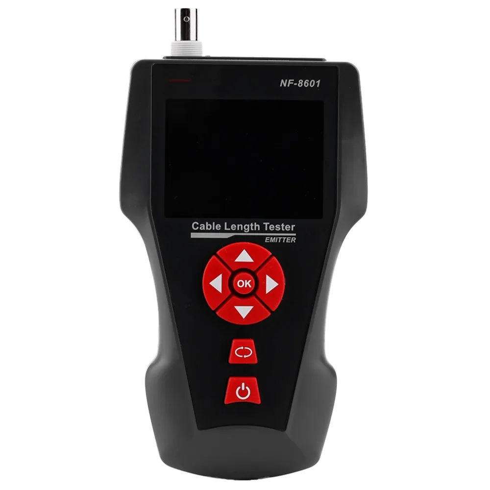 Hot Sale Multi-functional Network Cable Tester NF-8601W High Precision English Version LCD Length Breakpoint Meter | Инструменты
