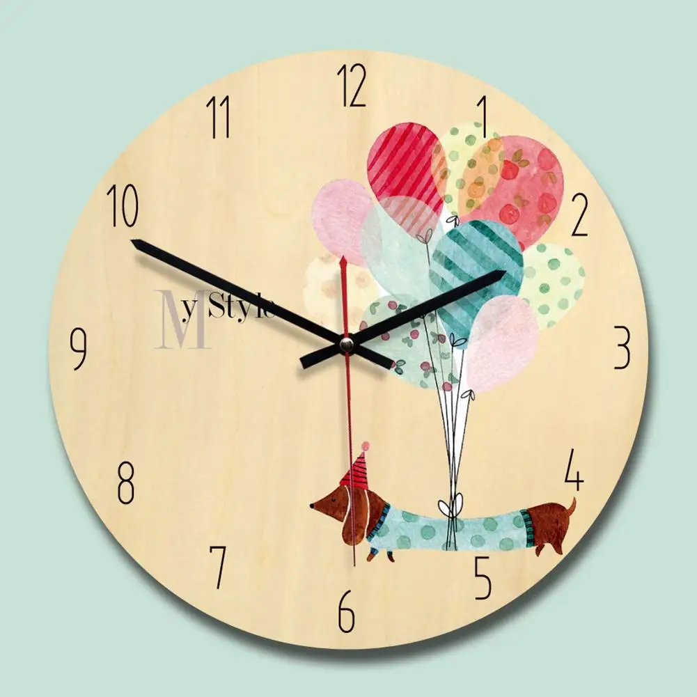 Милые Мультяшные настенные часы с изображением совы для девочек гостиной