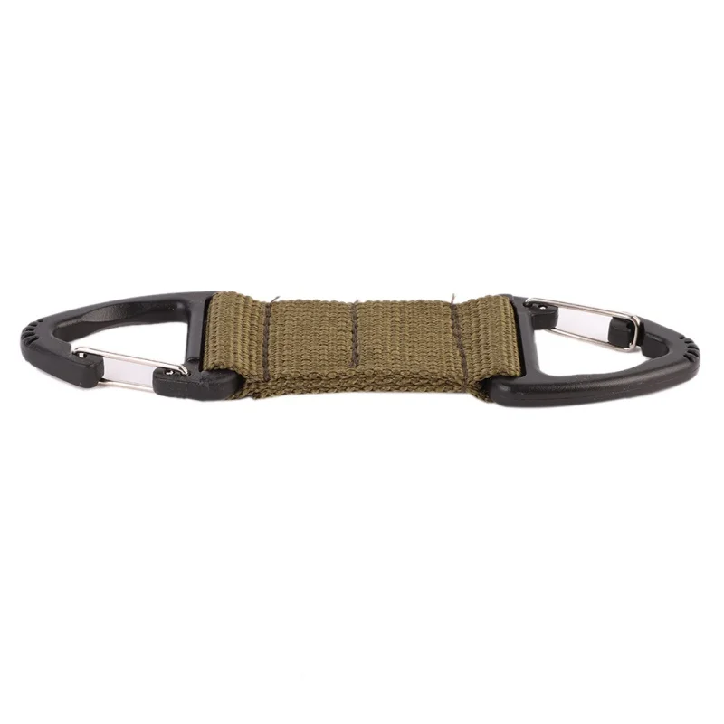 Открытый Molle двойной точечный треугольник Многофункциональный Карабин тесьма Зажим для ремня Скалолазание Карабин Пряжка тактическая сумка крюк