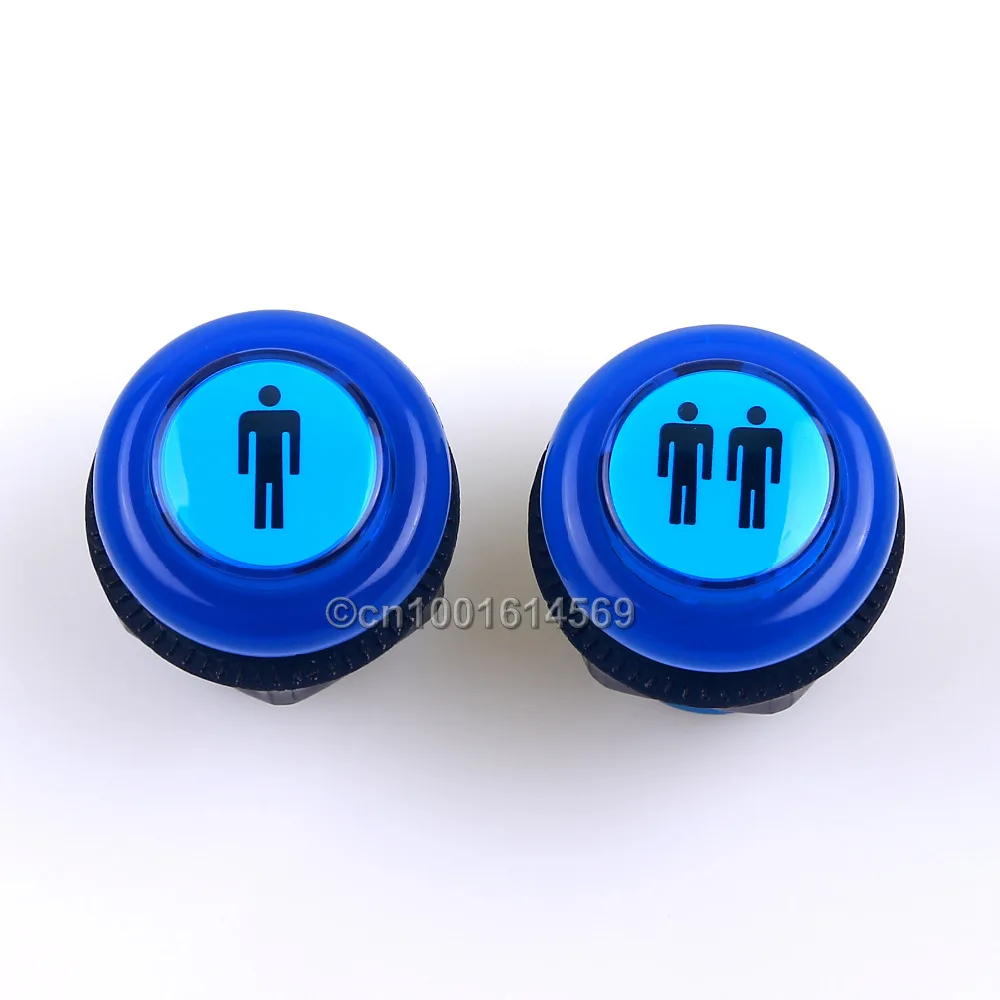 Старт Аркады со светодиодной подсветкой комплект нажимных кнопок часть 1 игрока