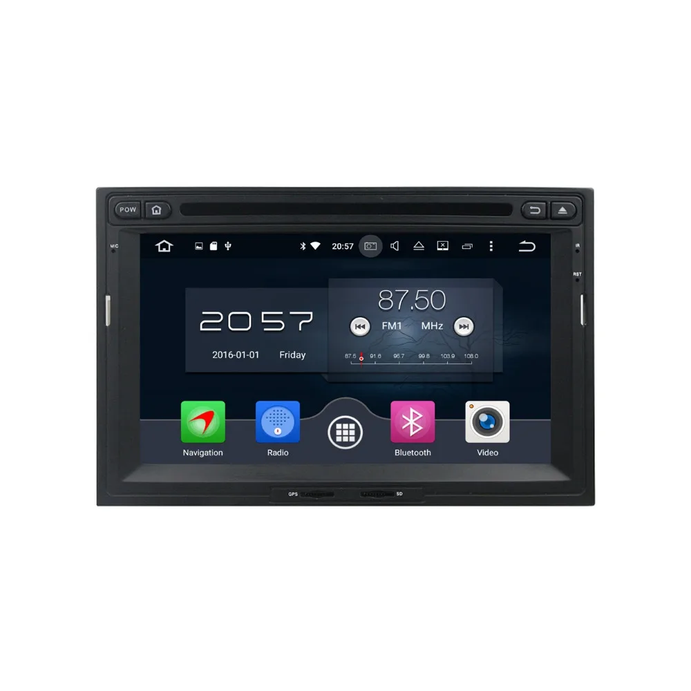 Восьмиядерный 7 &quotAndroid 6 0 автомобилей Радио DVD gps для peugeot 3008 Citroen Berlingo с 4 ГБ