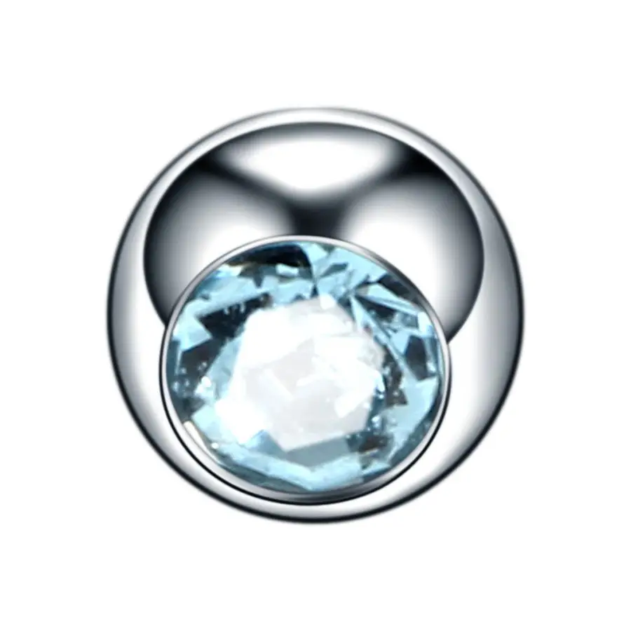 Aqua 10 шт., титановый кристалл, сменный шар, 16 г, 14 г, нос, губы, сосок, бровь, серьги, язык, кольца, живота, аксессуары для пирсинга, шар - Окраска металла: Aqua
