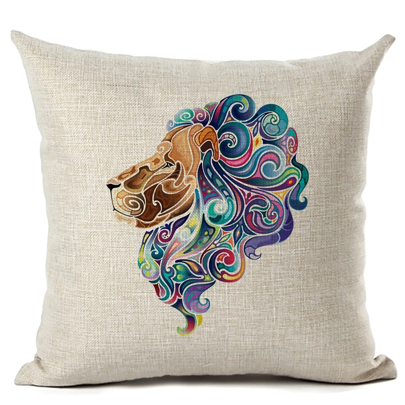 Чешские Тотем животного Свиньи/Птица белье Подушки Детские Чехлы для подушек